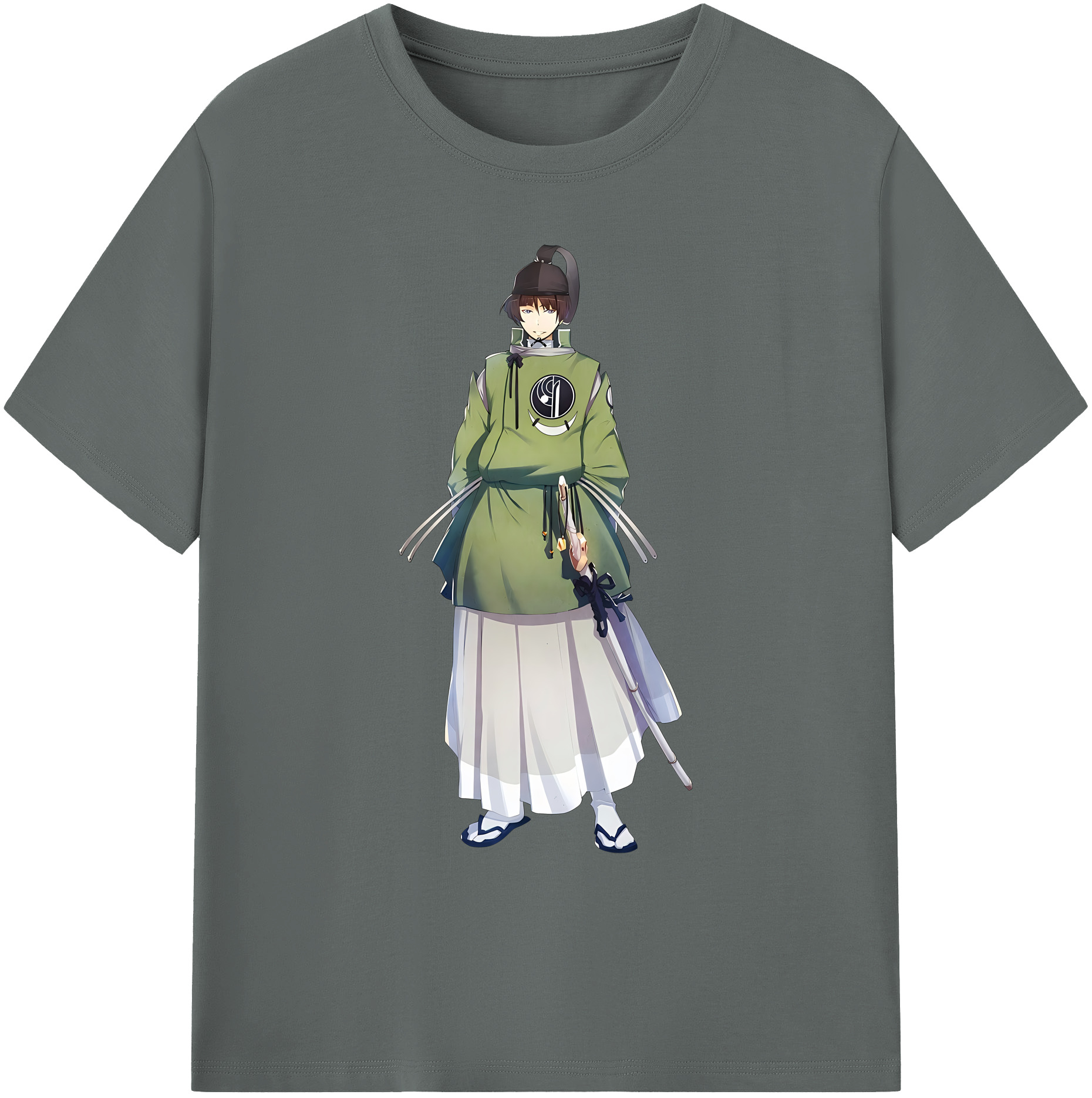 （画像用） 刀剣乱舞 Touken Ranbu 綿100％ メンズ半袖Tシャツ｜肌触りやわらか＆通気性